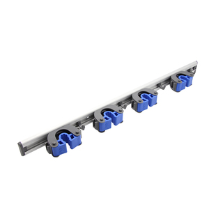 迪利嘉太空铝拖把挂壁墩布卫生间阳台收纳扫把挂粘钩夹挂架免打孔