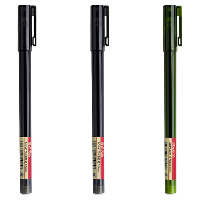 晨光中性笔agpa1701碳素黑拔帽