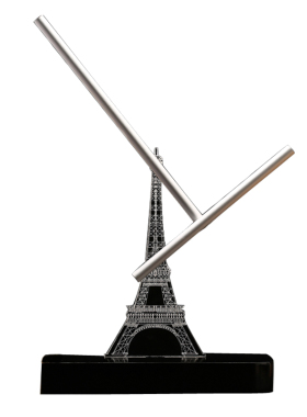 永动旋转磁力钢铁侠牛顿桌面摆件