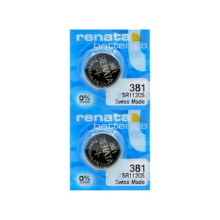 Renata瑞士381手表电池SR1120SW D381 SR55 SR1121适用西铁城8989精工机芯8123依波路GS5420纽扣小电子GGR907
