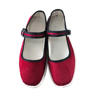 老北京千层底方口布鞋一字扣带平跟礼仪舒适透气休闲工作月子布鞋