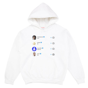 手慢无XXXTentacion Mac Lil Peep 白色INS同款卫衣男女连帽衫潮