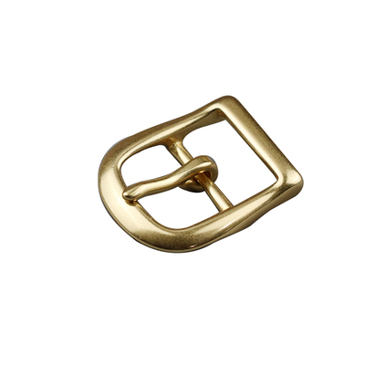 包包五金配件纯铜皮带扣头针扣25mm32mm环保黄铜经典美式马镫扣