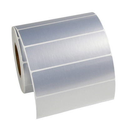 哑银标签纸20x25x30x40x50x60x70x80x90x100mm PET不干胶条码标签