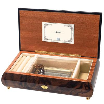 定制50音木质首饰八音盒女音乐盒