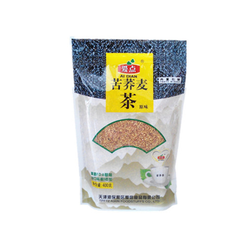 爱点苦荞麦茶400g全胚芽原味袋装黄金荞早餐即食冲饮饭店厂家直销