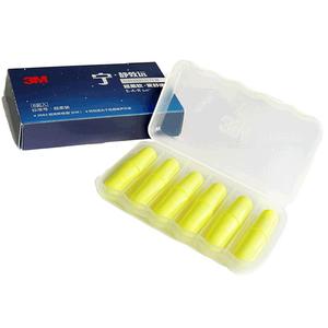 3M耳塞睡眠 防噪音呼噜防尘游泳隔音耳塞带线可水洗硅胶男士 女性