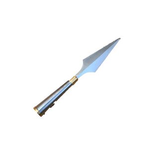 红缨枪头不锈钢凹槽枪头霸王枪武术表演马尾枪缨子兵器未开刃