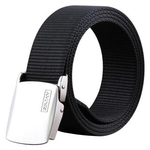 战术鸟（简约）尼龙腰带男帆布皮带自动扣休闲运动户外工装裤带潮