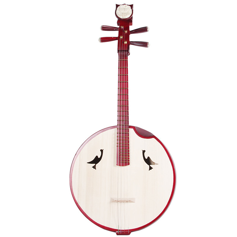 梵巢成人演奏铜品硬木大阮 弹拨乐器 手工制作赠琴盒拨片弦缺口头