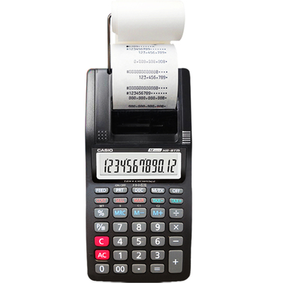 卡西欧单色mini打印计算器便携式