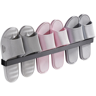 浴室拖鞋架墙上免打孔架子卫生间鞋架收纳神器架子置物架壁挂沥水