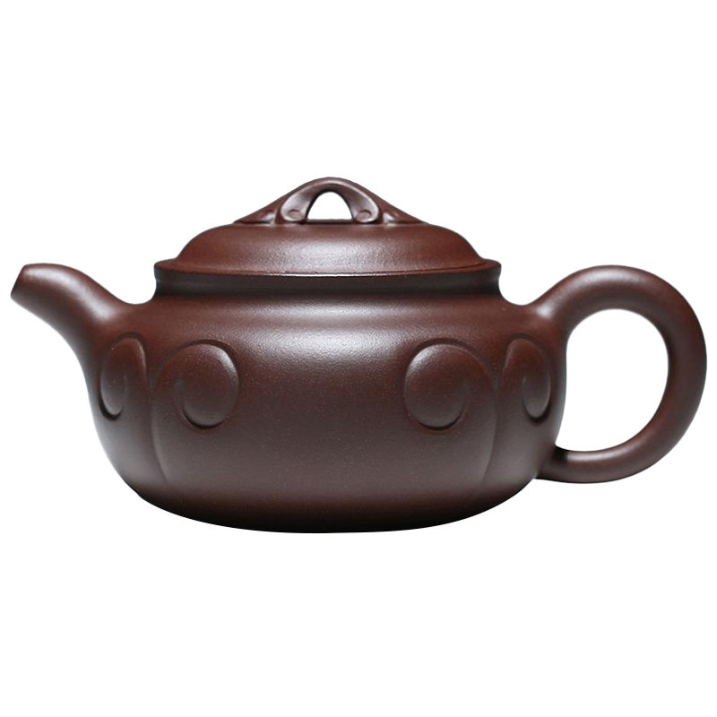 茗阳全紫砂正品工艺师如意茶壶