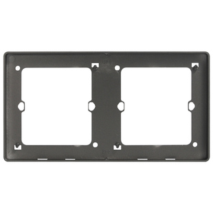 大板灰色磨砂开关插座联体框架多位面板三位四位二位联体开关面板