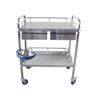 医用治疗车小推车不锈钢美容推车置物架护理护士麻醉手术室工具车