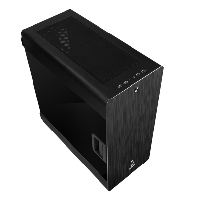 GAMEMAX 铝型者Raider XT  黑色双开门版侧透版 电脑 台式 机箱