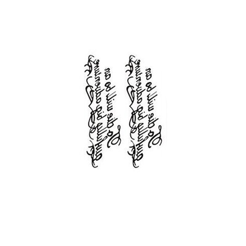 小清新脚踝锁骨性感纹身贴防水
