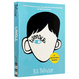 Wonder 奇迹男孩 英文原版小说 R.J. Palacio 青春励志 纽约时报热销书 当代文学同名电影原著小说 英文书