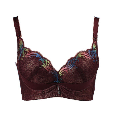 性感聚拢文胸上薄下厚调整型内衣