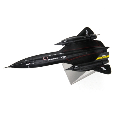 1:144x黑鸟SR-71A侦察机合金飞机模型仿真成品摆件航模SR71