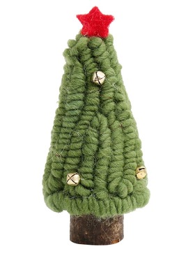 新款zakka羊毛毡球球圣诞树摆件