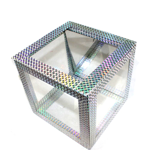 大卫魔术道具透明箱变钱空箱出钱变花空箱变钞票魔术师初学者震撼