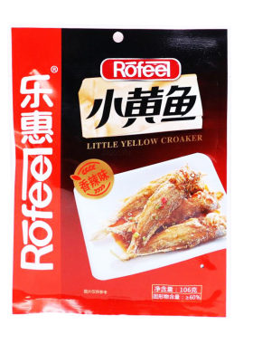 乐惠106g4袋香辣原味豆豉小黄鱼