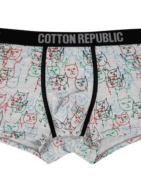cottonrepublic/男情侣平角内裤