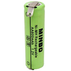 适用于飞科剃须刀/WYUAN充电电池1.2v AA600mAh FS330 fs320fs325