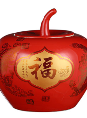 中国红客厅结婚礼品景德镇