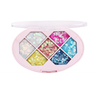 儿童舞台妆眼影亮片贴脸彩妆专用闪粉表女童表演出套装无毒化妆品