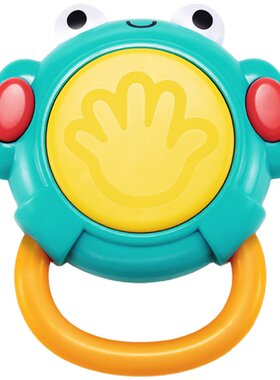 澳贝青蛙小鼓0-1-2-3婴儿玩具