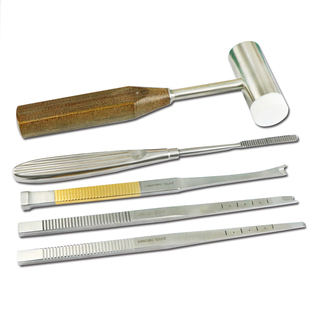 天工鼻部骨锯刀 鼻骨凿左右铲式鼻骨刀骨锤骨锉美容器械整形工具