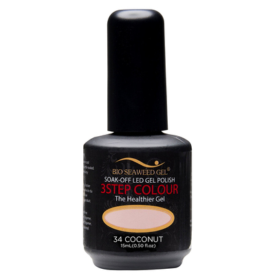 BIO SEAWEED GEL 34号 佰斯薇彩色胶三步胶Big-5 Free环保甲油胶