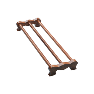 功夫茶杯架实木杯垫沥水架竹制茶架茶具收纳架子博古杯托茶道