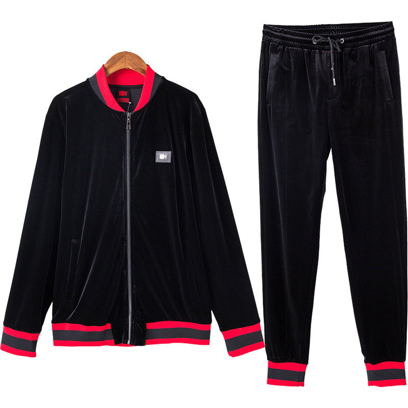 NY纳艺舞蹈服男女同款丝绒运动上衣套装拉丁舞摩登舞练功服1802YS