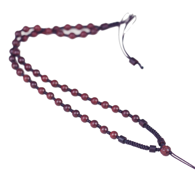 素曲原创手作小叶紫檀挂绳吊坠链子天然不过敏复古风包邮特价礼物