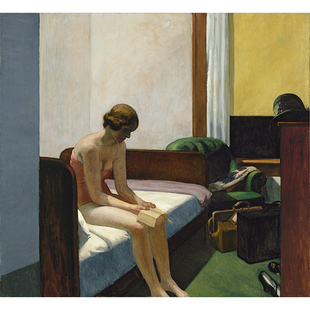 旅馆房间 Edward Hopper 霍普 装饰画 美国艺术客厅书房卧室酒吧