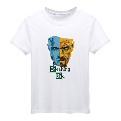 绝命毒师夏季短袖圆领男士T恤