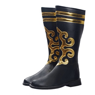 蒙古舞鞋民族舞蹈鞋子草原民族舞蹈演出鞋男款马靴男舞靴蒙族靴子