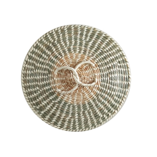 低茅草草编炒锅蒸笼盖非玻璃不锈钢木头炒锅铁铝锅电饭锅通用锅盖