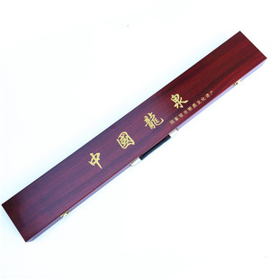 包邮 红色仿红木宝剑盒 苗刀武士麻布刀盒西洋指挥剑盒 收纳剑匣