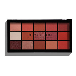 英国眼影盘makeup revolution15色眼影盘珠光哑光大地色舞台妆