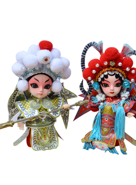 京剧人偶脸谱摆件工艺品