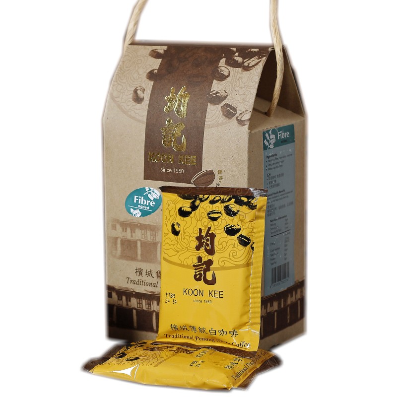 马来西亚进口KOON KEE均记咖啡膳食纤维白咖啡无植脂末无香精