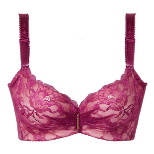 奥丽多丽内衣女正品文胸舒适性感小胸聚拢调整型收副乳超加厚8308