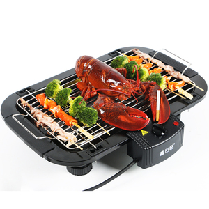鑫巴旺电烧烤炉家用电烤炉无烟烤肉机烧烤架电烤盘烤海鲜韩式烤炉