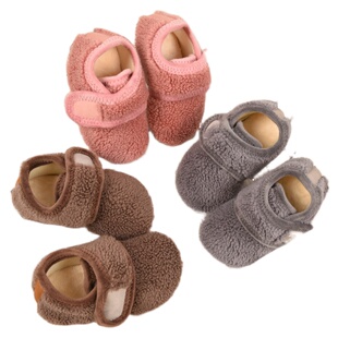 宝宝室内地板袜防滑软底秋冬季儿童男女加绒加厚保暖学步袜子鞋