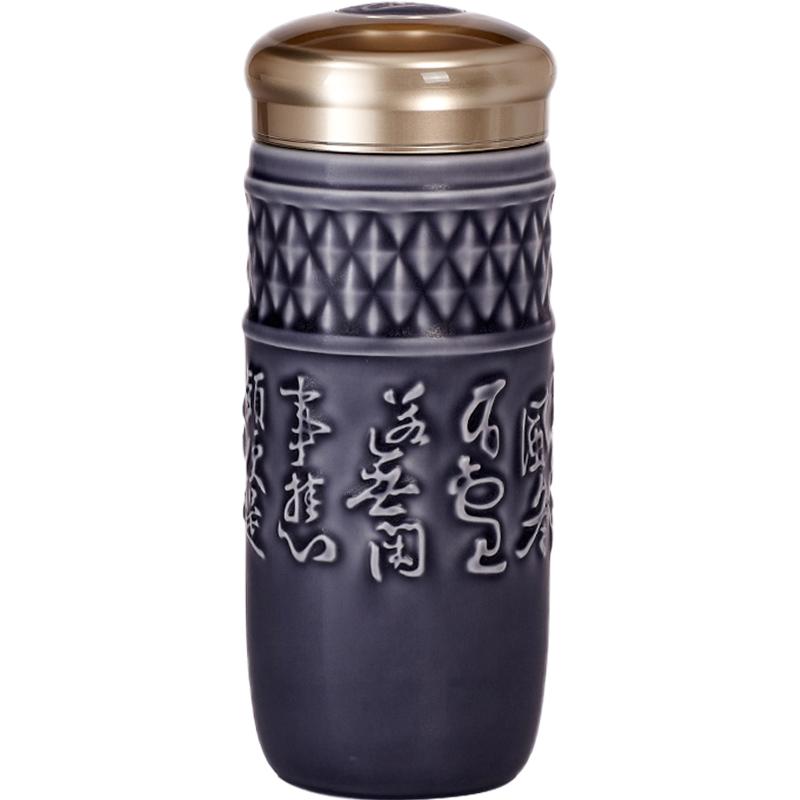 乾唐轩双层隔热保温活瓷杯