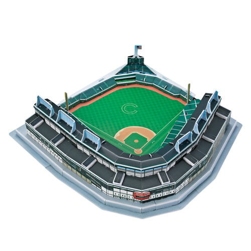 立体成人拼图美国职棒大联盟MLB芝加哥小熊队瑞格利棒球场模型